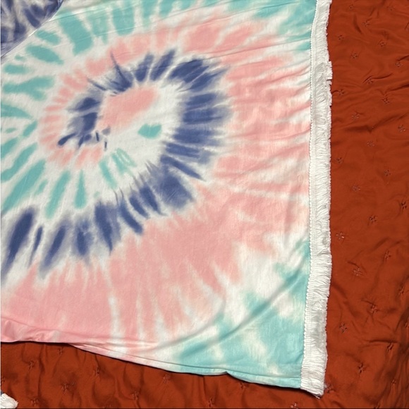 NWOT! Plus Size Tie Dye Boho Top 3X - Picture 3 of 4
